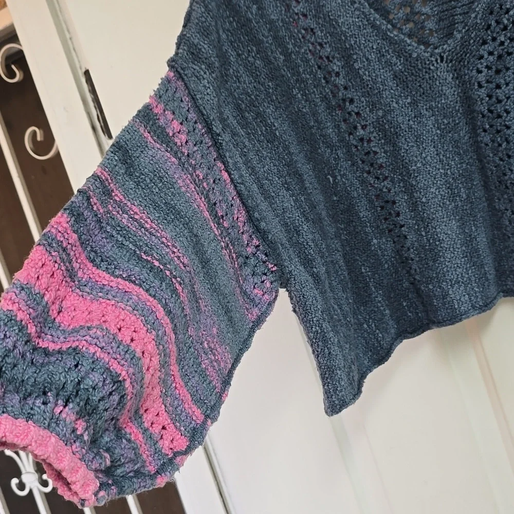 Amethyst Sweater in Blue ComboFree People
